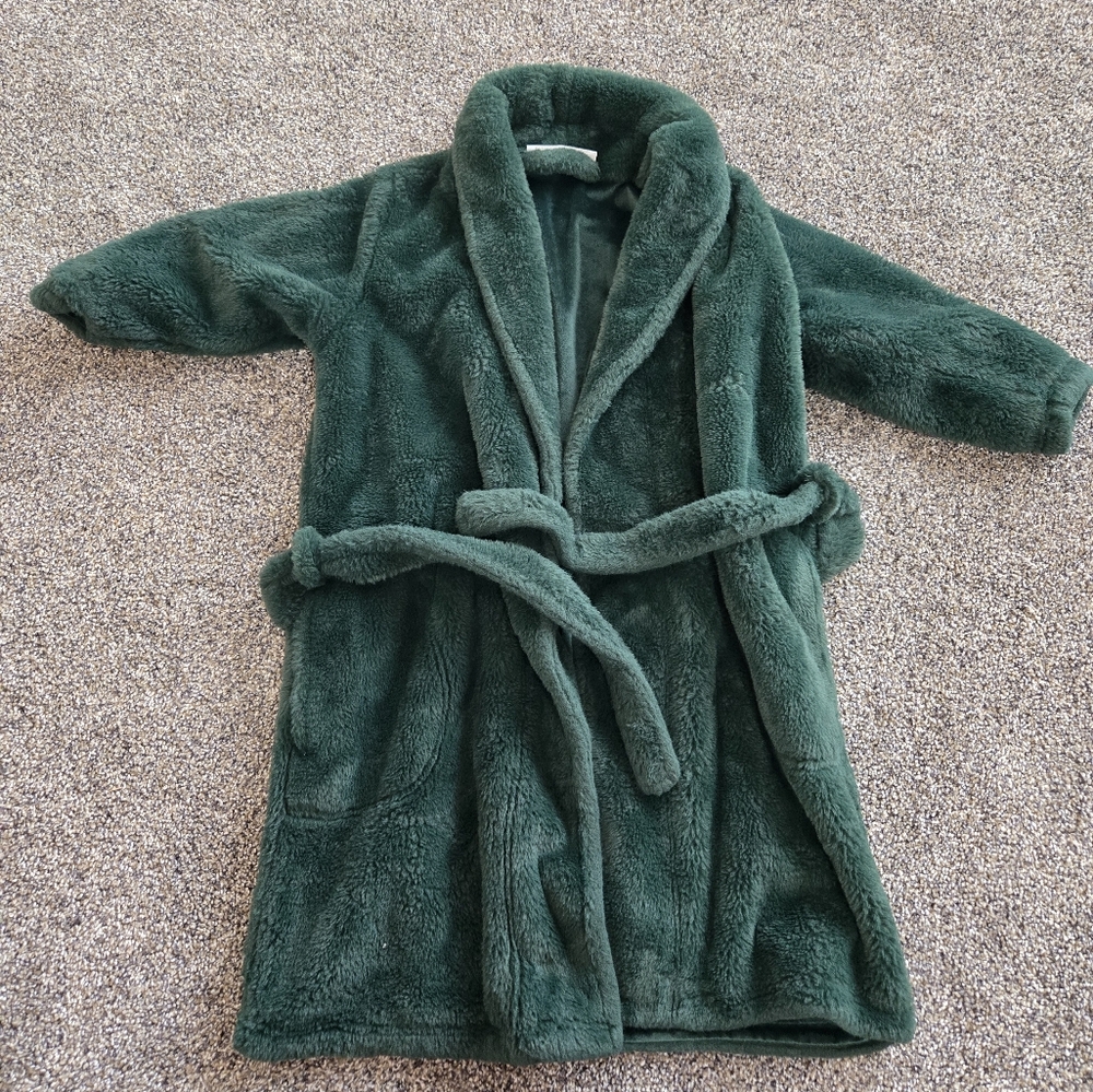 Cozy Green Minky Couture Robe